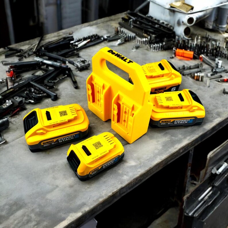 Стойка за 4 броя батерии DeWalt